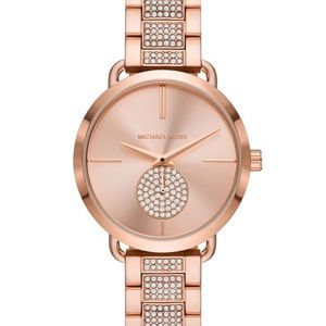 Micheal Koran- Rose Gold Stainless Steal Bracelet Watch